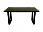 HSM Collection Eettafel Melbourne Rechthoekig Mango Zwart 180cm