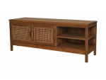 HSM Collection Tv-meubel Rotan/Teak Naturel 135cm