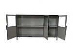 HSM Collection Dressoir Bronx Metaal Zwart/Grijs 140cm