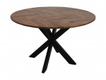 HSM Collection Eettafel Mozaiek Mango Naturel Ø100cm