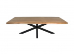 HSM Collection Eettafel Soho Luxe Spinpoot Acacia Naturel 180cm