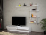 Tv-Meubel Ahenk Melamine Wit