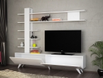 Tv-Meubel Aleyna Melamine Wit