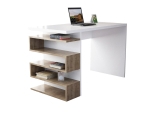 Bureau Snake Melamine Wit Walnoot