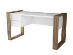 Bureau Lord Melamine Wit Walnoot