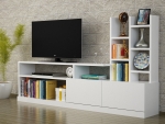 Tv-Meubel Dolunay Melamine Wit