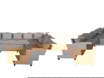 Loungeset Ventura Naturel PE Rotan 9-Zits - Giga Living