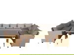 Loungeset Ventura Naturel PE Rotan 9-Zits - Giga Living