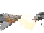 Loungeset Ventura Naturel PE Rotan 9-Zits - Giga Living