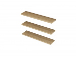 Wandplank Boss Naturel Set van 3