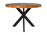 HSM Collection Eettafel Melbourne Rond Mango Bruin Ø100cm