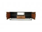 HSM Collection Tv-meubel Verona Mango Bruin/Zwart 150cm