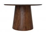 HSM Collection Eettafel Drum Mango Bruin Ø140cm