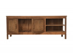 HSM Collection Tv-meubel Rotan/Teak Naturel 135cm