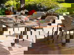 Hartman Esmee Tuintafel 200cm Naturel/Zwart