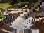 Hartman Dining Tuintafel Flora Zwart