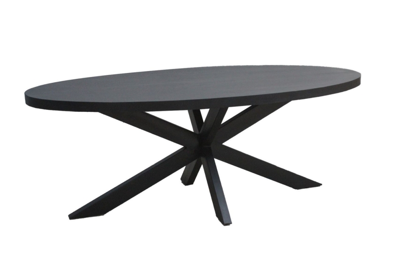 Livingfurn Eettafel Kala Ovaal Spider 160cm Mangohout