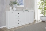 Dressoir Brandson Baxter Wit 195cm
