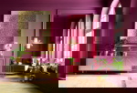 Kare Design Schilderij Flower Boat Goud/Roze 120x160cm