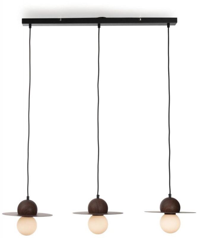 Coco Maison Hanglamp Ufo 3-Lichts Bruin