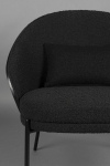 Dutchbone Fauteuil Rodin Bouclé Zwart