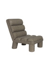 Dutchbone Fauteuil Fern Bouclé Zwart