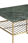 Livingfurn Salontafel Dian Marmer Groen Goud 55cm