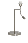 Light & Living Lampvoet Calgary Nikkel Satijn met Led 47,5cm