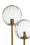 Light & Living Vloerlamp Magdala 3-Lichts Glas Goud 162cm