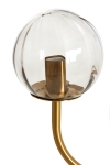 Light & Living Vloerlamp Magdala 3-Lichts Glas Goud 162cm