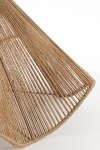 Light & Living Lampenkap Fodara Drum Wave Jute Naturel Ø45cm