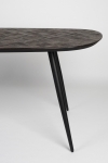 Eettafel Webster Rechthoekig Recycled Teak Donkerbruin 180cm - Giga Meubel