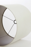 Light & Living Lampenkap Velours Rond Off White Ø50x50cm