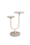 Dutchbone Bijzettafel Miral Marmer Beige