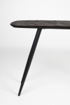 Sidetable Webster Recycled Teak Donkerbruin 120cm - Giga Meubel