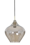 Light & Living Hanglamp Rakel Glas Smoke Ø27cm