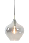 Light & Living Hanglamp Rakel Glas Smoke Ø27cm