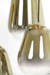 Light & Living Hanglamp Maeve 7-Lichts Glas Goud 100cm