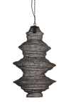 Light & Living Hanglamp Nakisha Mat Zwart Ø40cm