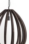 Light & Living Hanglamp Barsia Mangohout Donkerbruin Ø40cm