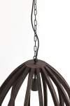 Light & Living Hanglamp Barsia Mangohout Donkerbruin Ø40cm