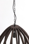 Light & Living Hanglamp Barsia Mangohout Donkerbruin Ø50cm