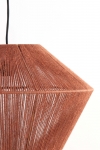 Light & Living Hanglamp Fugia Jute Steenrood Ø50cm