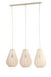 Light & Living Hanglamp Itela 3-Lichts Zand 80cm