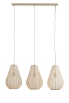 Light & Living Hanglamp Itela 3-Lichts Zand 80cm