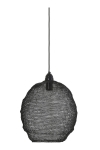 Light & Living Hanglamp Nina Gaas Glans Zwart Ø38cm