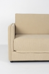 Loveseat Slaapbank Jopie Ribcord Beige - Giga Meubel