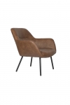 Fauteuil Dude PU Vintage Bruin - Giga Meubel