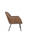 Fauteuil Dude PU Vintage Bruin - Giga Meubel