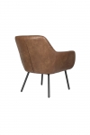 Fauteuil Dude PU Vintage Bruin - Giga Meubel